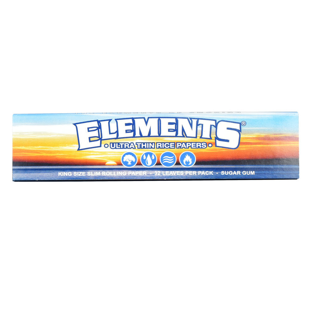 Elements Rice Rolling Papers - Kingsize Slim, BDD Wholesale