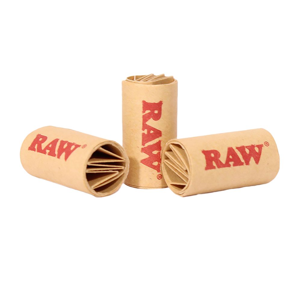 RAW Black Extra Wide Pre-Rolled Tips - 50pc Bag, BDD Wholesale