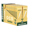 OCB Unbleached Bamboo Pre-Rolled Cones | 24pk Display, BDD Wholesale
