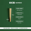OCB Unbleached Bamboo Pre-Rolled Cones | 24pk Display, BDD Wholesale