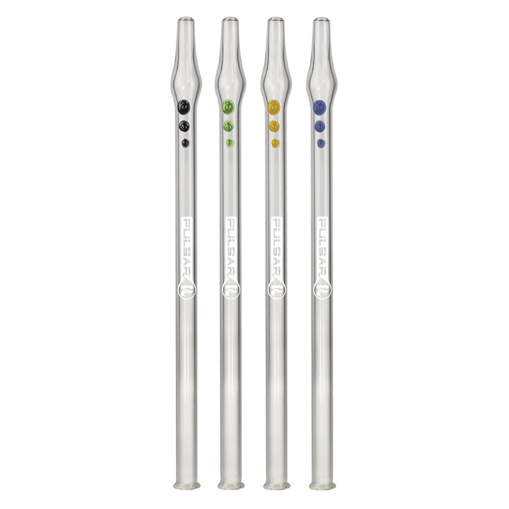 Pulsar Glass Vapor Straw - 10" / Colors Vary / Sold Individually, BDD Wholesale