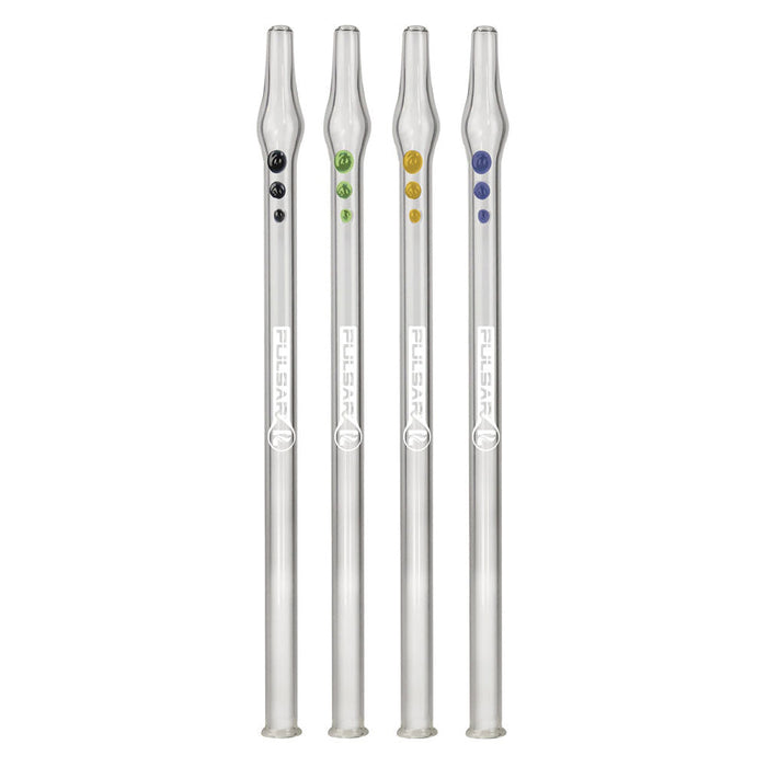 Pulsar Glass Vapor Straw - 10" / Colors Vary / Sold Individually