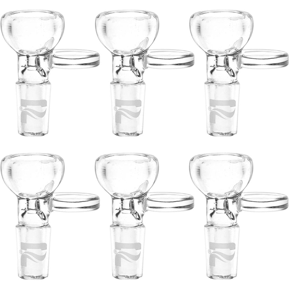 10CT BUNDLE - Pulsar Rounded Bowl Herb Slide w/ Handle - 14mm Male, BDD Wholesale