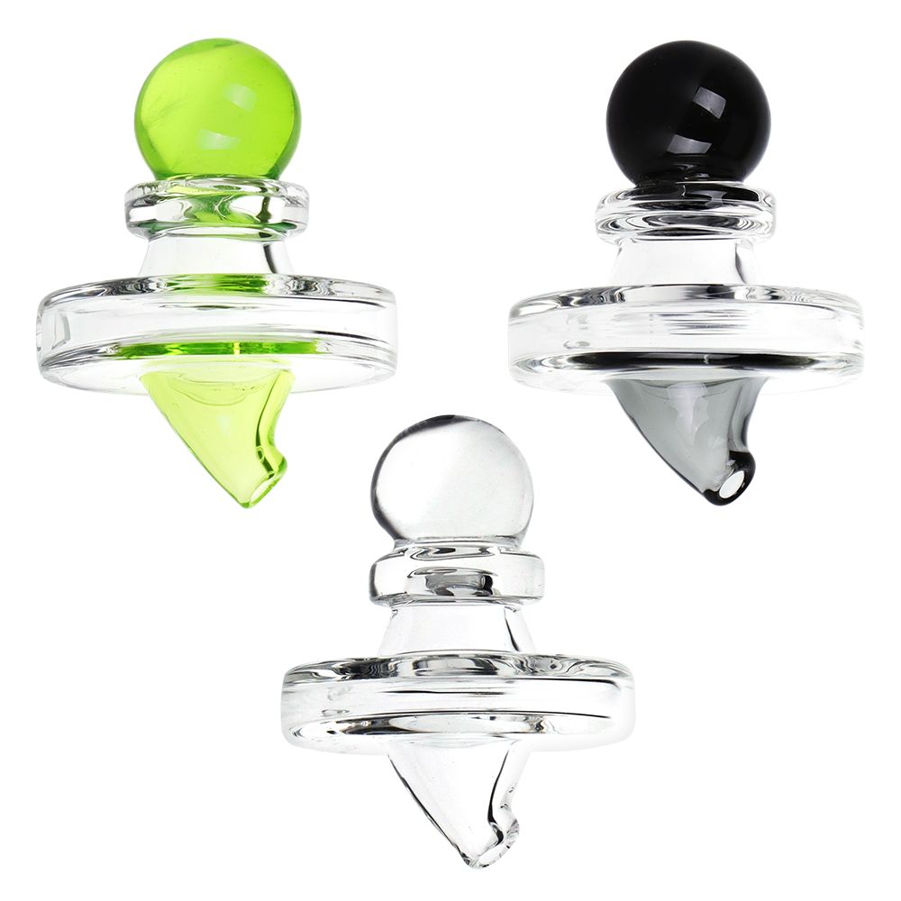 3CT BUNDLE - Pulsar UFO Directional Carb Cap - 35mm / Colors Vary, BDD Wholesale