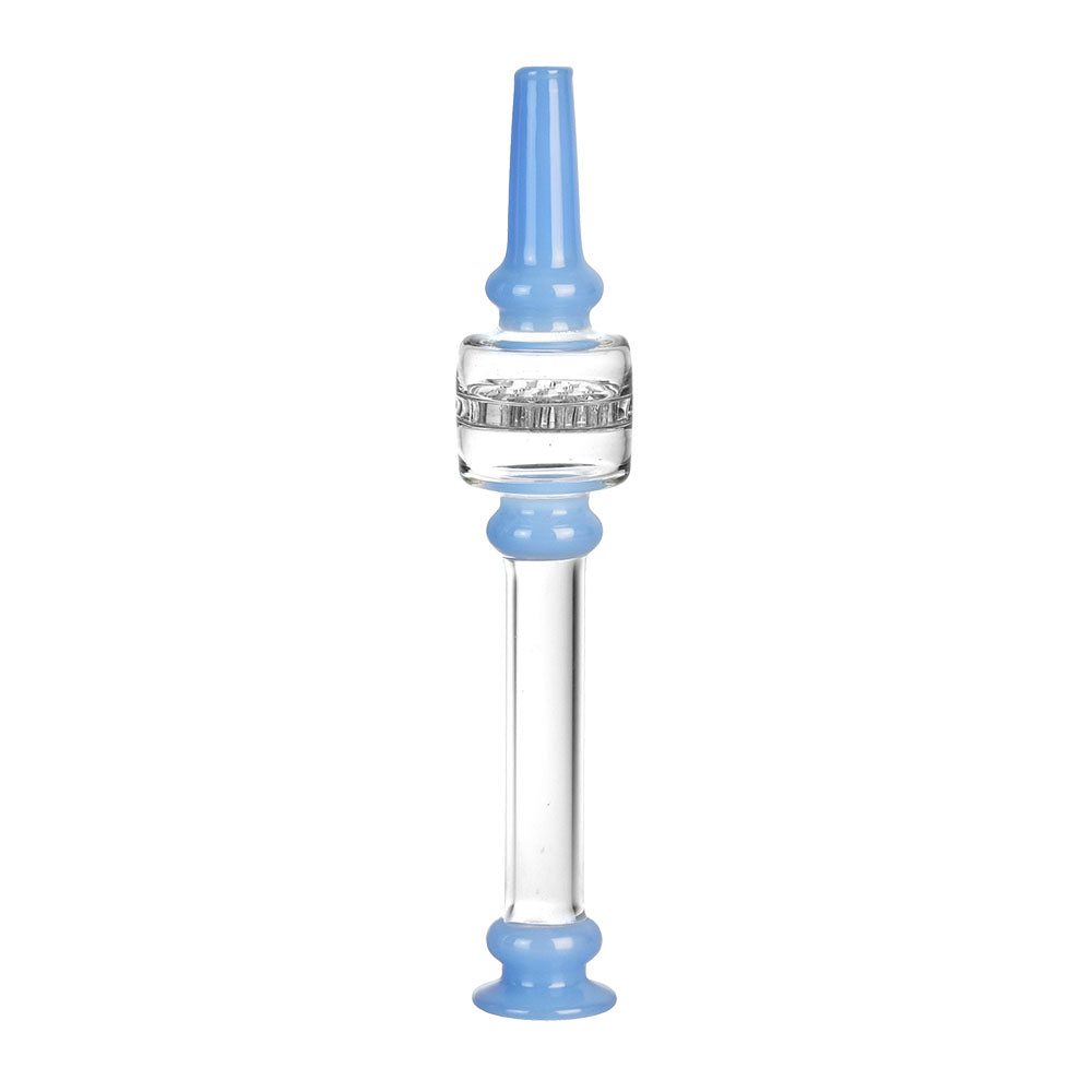 Pulsar Honeycomb Diffuser Glass Dab Straw | Integrated Tip | 5.5" | Assorted Colors | Individual, BDD Wholesale