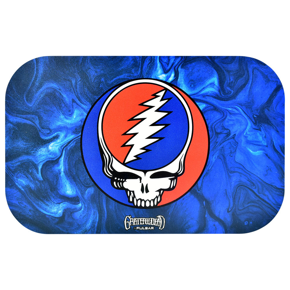 Grateful Dead x Pulsar Rolling Tray Kit | 11"x7" | Steal Your Face Swirls, BDD Wholesale