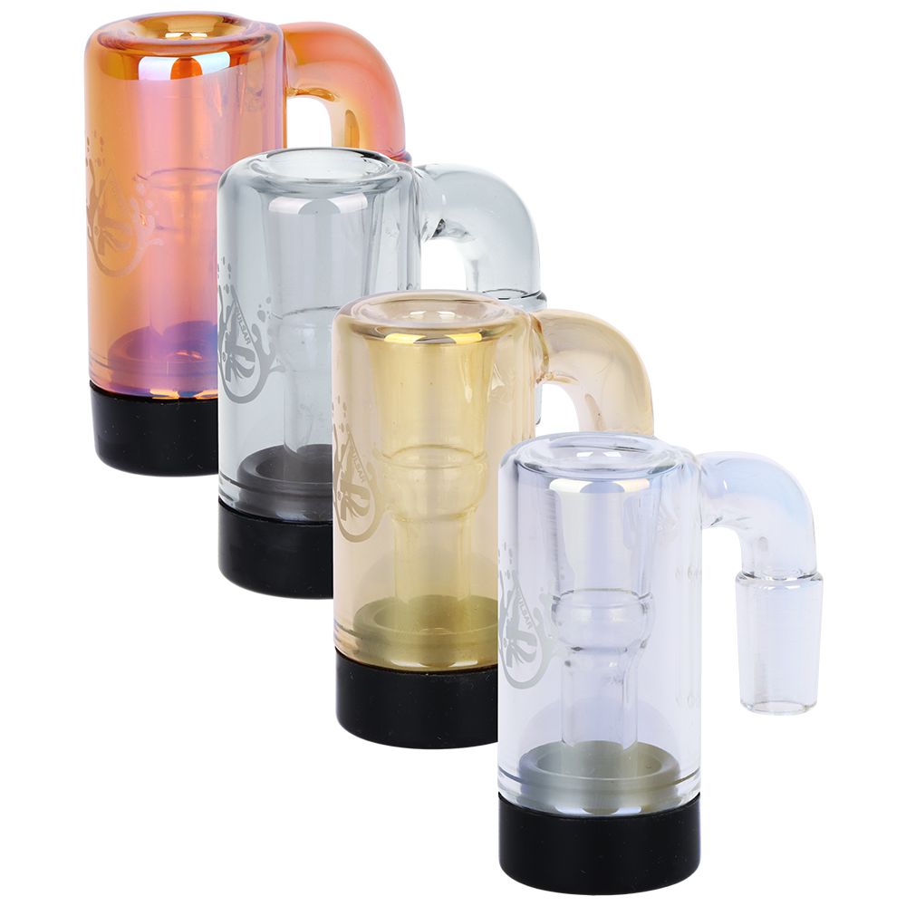 Pulsar Electroplated Glass Oil Reclaimer | 2.75" | 14mm | Assorted Colors | 4ct Bundle, BDD Wholesale