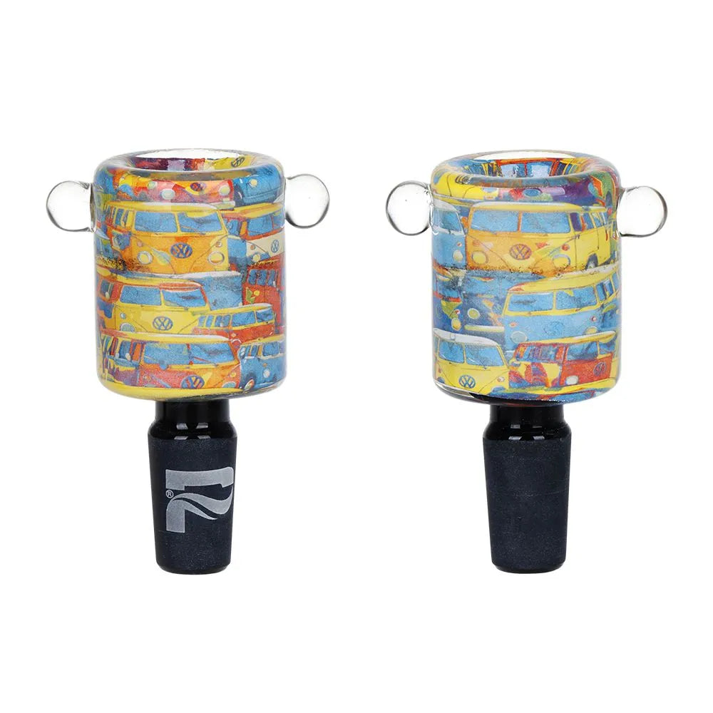 12CT DISPLAY - Pulsar Design Series Herb Slide - 14mm M / Assorted Designs, BDD Wholesale