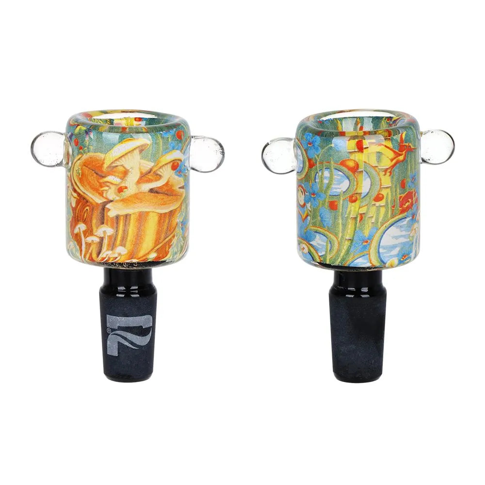 12CT DISPLAY - Pulsar Design Series Herb Slide - 14mm M / Assorted Designs, BDD Wholesale