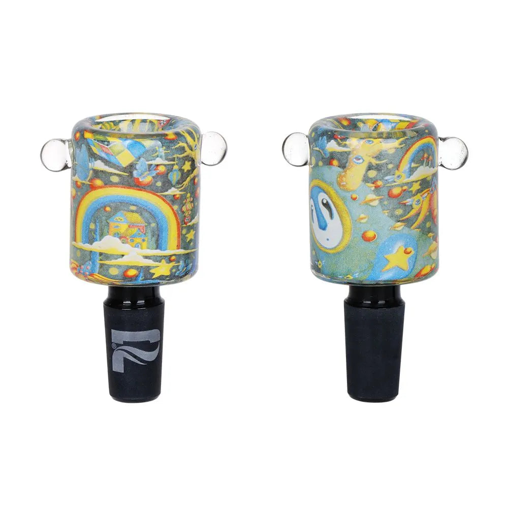 12CT DISPLAY - Pulsar Design Series Herb Slide - 14mm M / Assorted Designs, BDD Wholesale