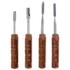 4CT BUNDLE - Pulsar Grove Wooden Dab Tool w/ Stainless Steel Tip - 5"-5.8" / Assorted Styles, BDD Wholesale