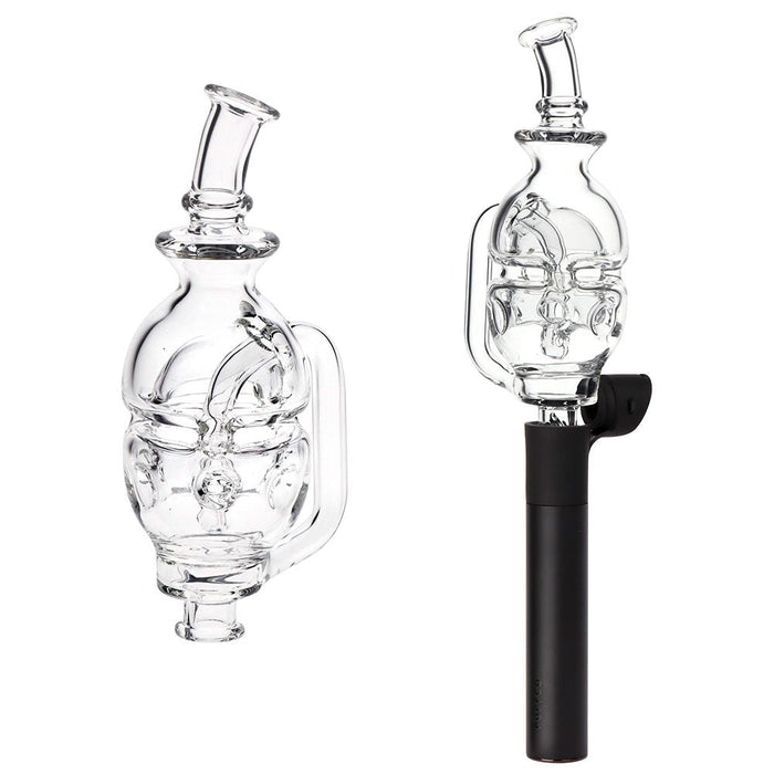 Pulsar Fab Egg Bubbler Glass Mouthpiece Attachment for Puffco Pivot - 5" / Clear