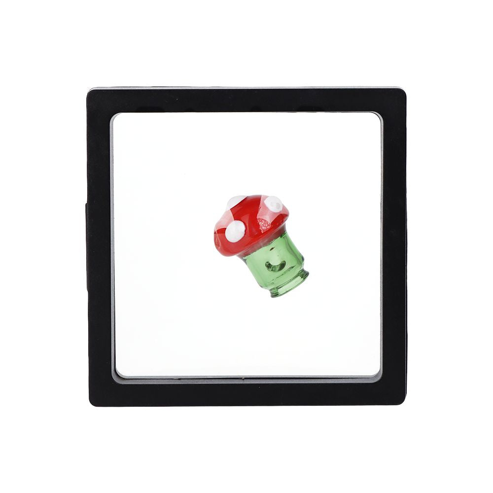 Pulsar Mushroom Glass Mouthpiece Attachment for Puffco Pivot w/ Display Stand - Colors Vary, BDD Wholesale