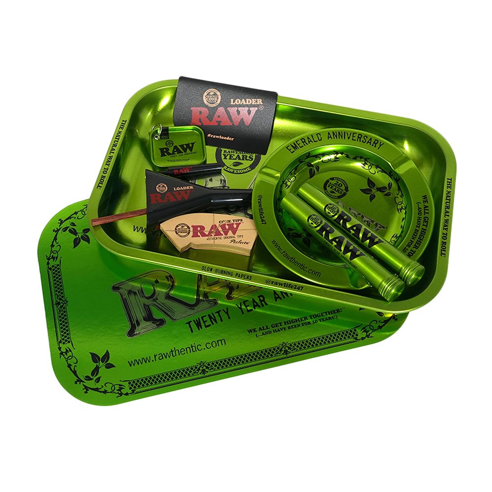 RAW 20th Anniversary Emerald Smoker's Kit, BDD Wholesale