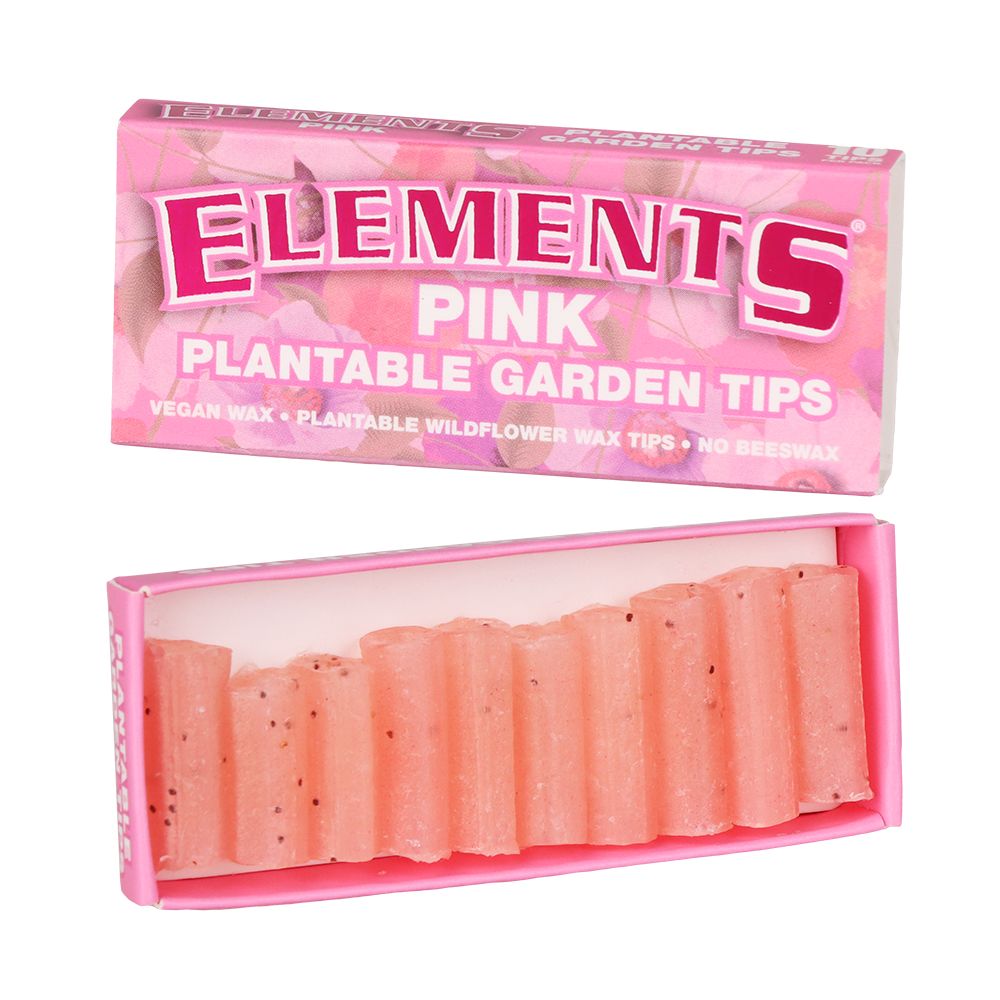 20CT DISPLAY - Elements PINK Plantable Garden Tips - 10pc, BDD Wholesale