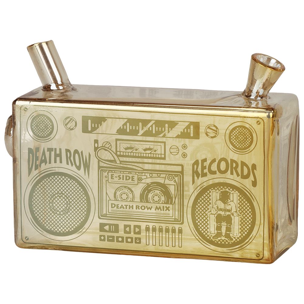 Death Row Records Boom Box Glass Blunt Bubbler | 5", BDD Wholesale