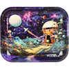 Pulsar Metal Rolling Tray - Space Base / 13"x 11", BDD Wholesale
