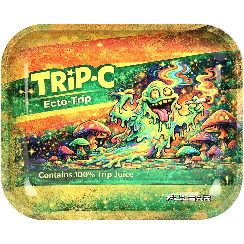 Pulsar Metal Rolling Tray - Trip-C / 13"x 11", BDD Wholesale