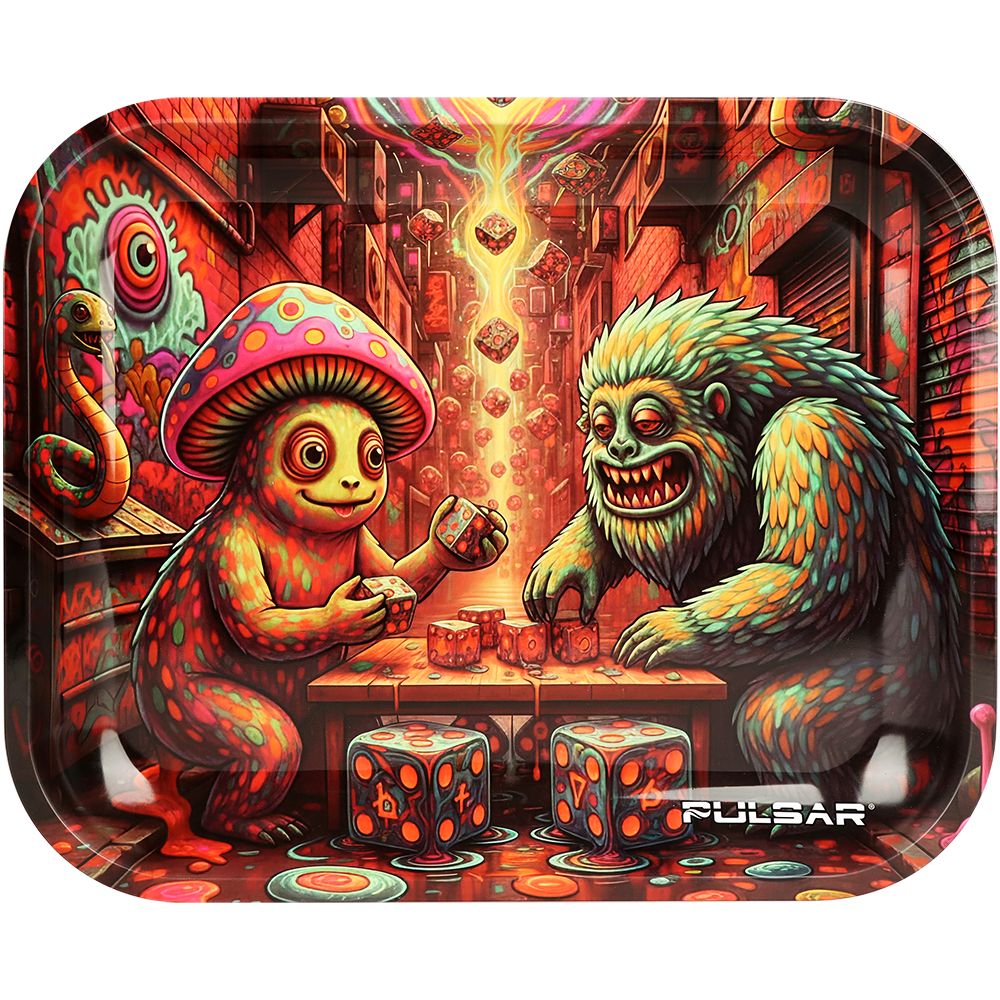 Pulsar Metal Rolling Tray - Back Alley Deal / 13"x 11", BDD Wholesale