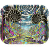 Pulsar Metal Rolling Tray - Reverse Gravity Drip / 13"x 11", BDD Wholesale
