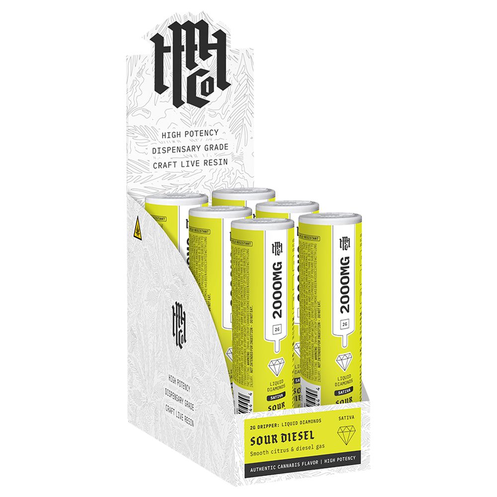 Modern Herb Co Liquid Diamonds THCA Dripper | 2g | 6ct Display, BDD Wholesale