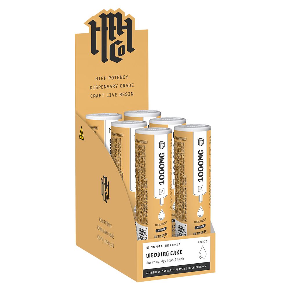 Modern Herb Co Live Uncut THCA Dripper | 1g | 6ct Display, BDD Wholesale