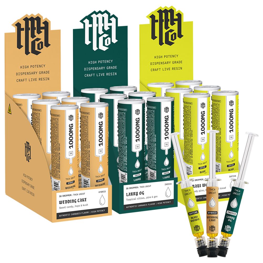Modern Herb Co Live Uncut THCA Dripper | 1g | 6ct Display, BDD Wholesale
