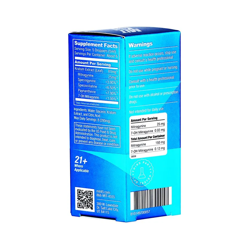 12CT DISPLAY - MIT45 Super K Kratom Shot - 150mg / 30ml, BDD Wholesale