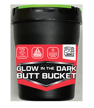 Glow In The Dark Butt Bucket Ashtray - 2 Per Retail Ready Display 41804, BDD Wholesale