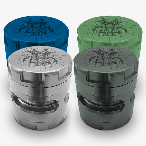 Shredder • 61mm | 4 piece Grinder • Style 16, BDD Wholesale