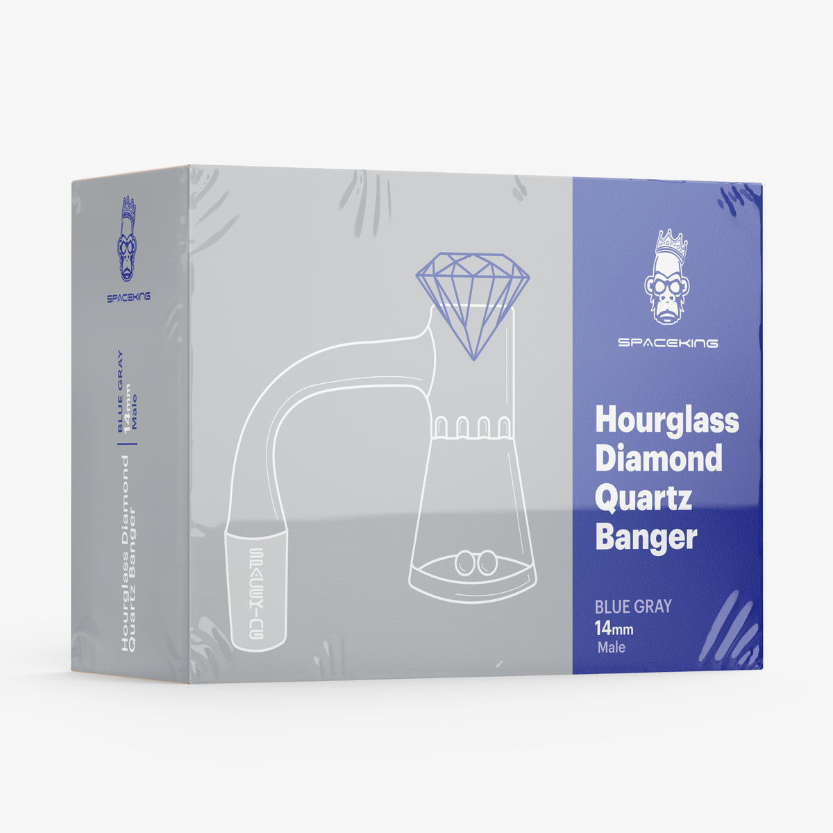 Space King Hourglass Diamond Banger Kit (Blue / Gray)