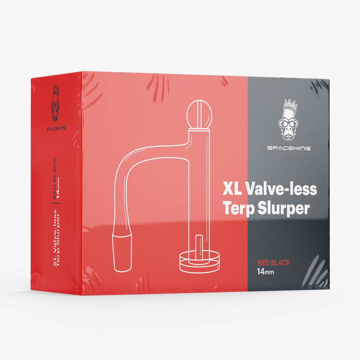 Space King XL Valve-less Terp Slurper (Red / Black)