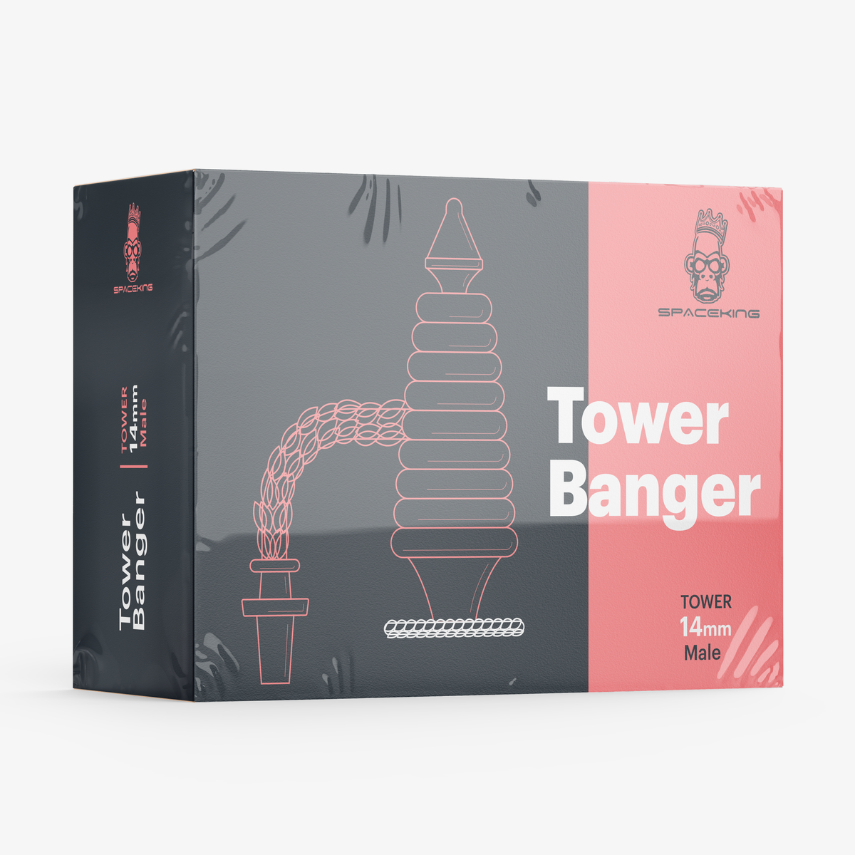 Space King Tower Banger - Handmade