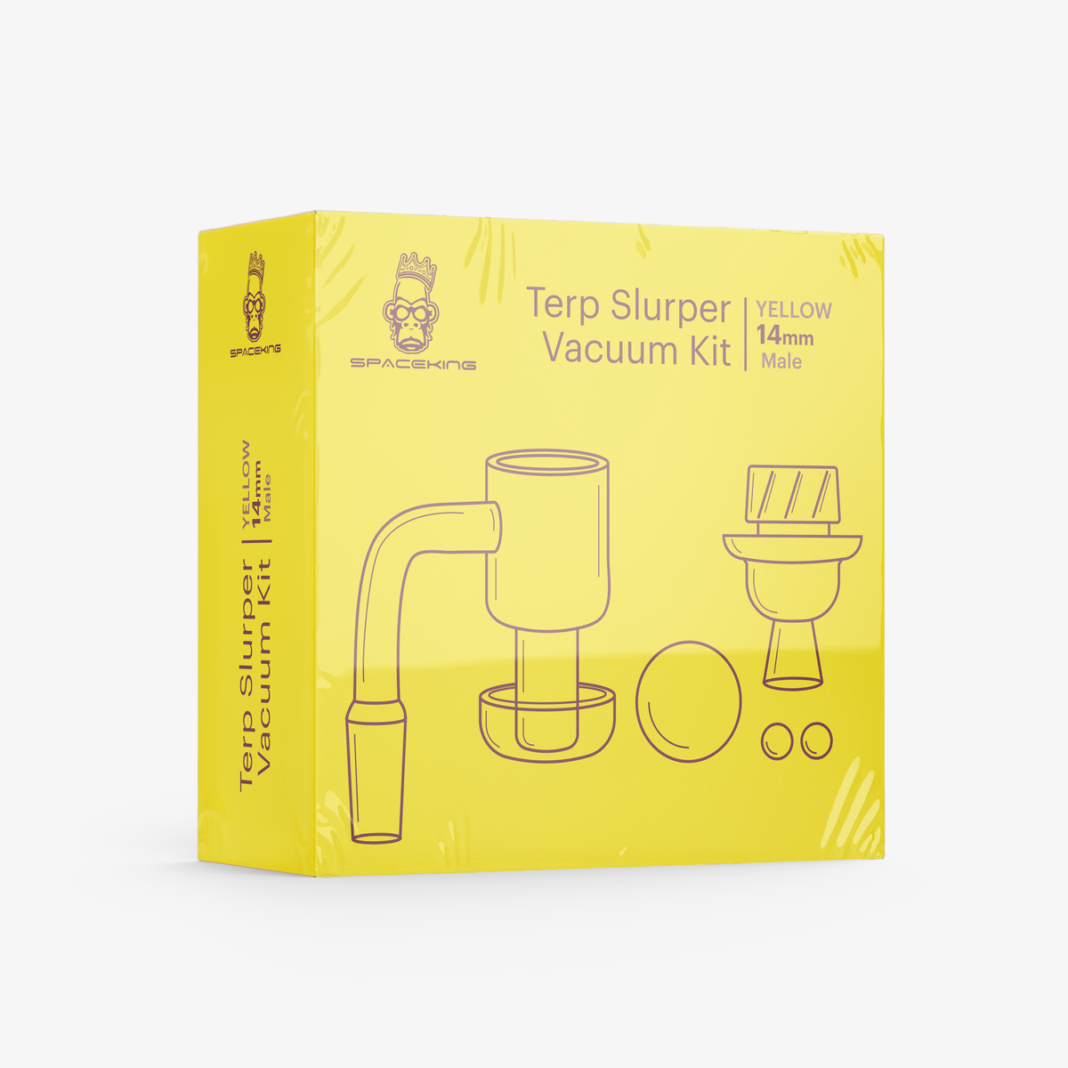 Space King Terp Slurper Vacuum Banger Kit (Yellow)