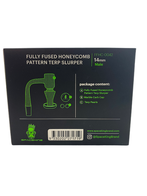 Space King Fully Fused Honeycomb Pattern Terp Slurper - view 6 | BDDbrands