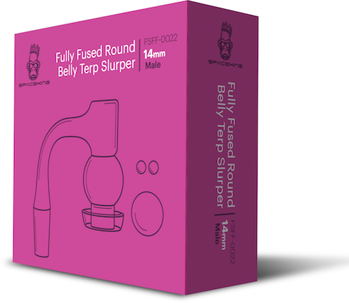 Space King Fully Fused Round Belly Terp Slurper - view 4 | BDDbrands