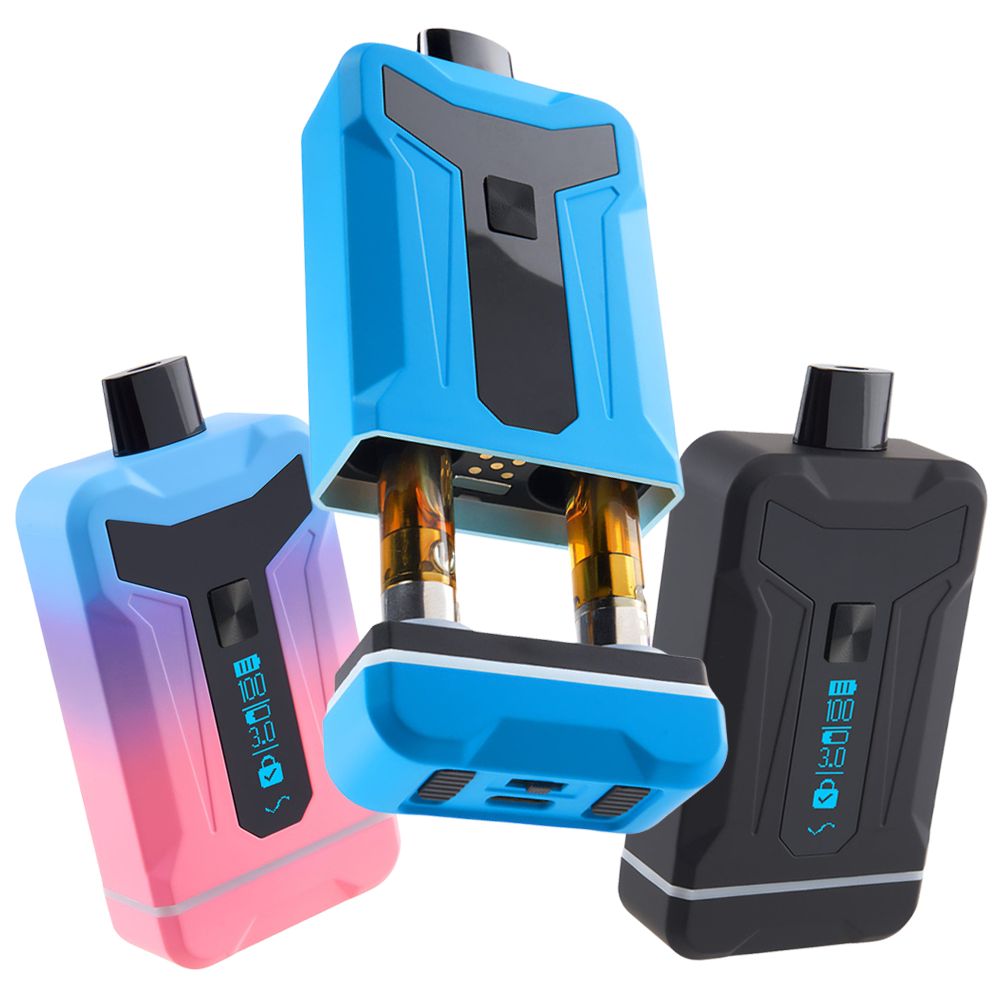 Ooze Duet Dual Cart Variable Voltage 510 Vape Battery | 650mAh, BDD Wholesale