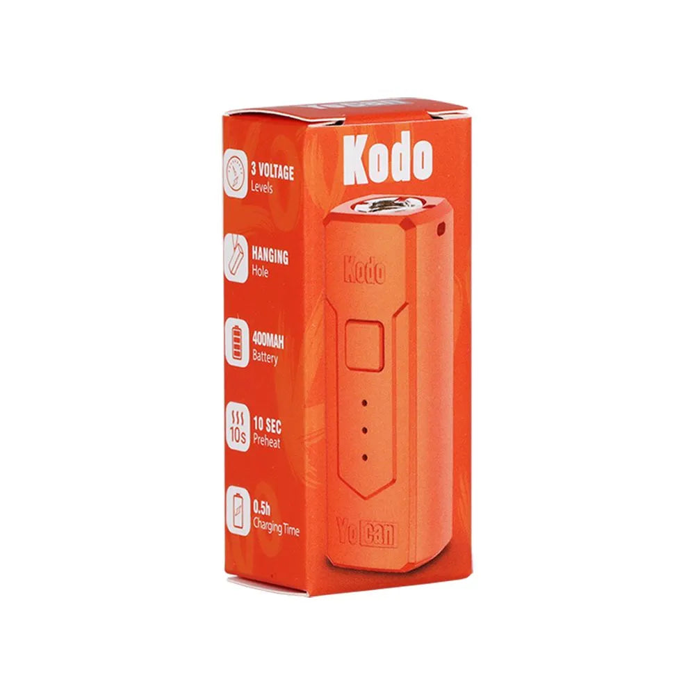 9CT DISPLAY - Yocan Kodo 510 Box Mod - 400mAh / Assorted Colors, BDD Wholesale