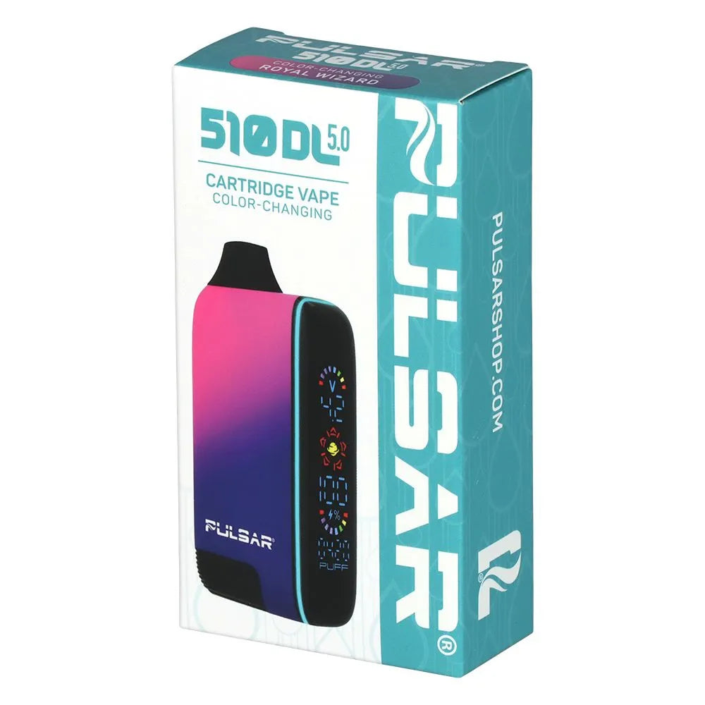 Pulsar 510 DL 5.0 Precision Voltage Control LCD Screen Vape Bar | Thermo Series | 1000mAh, BDD Wholesale