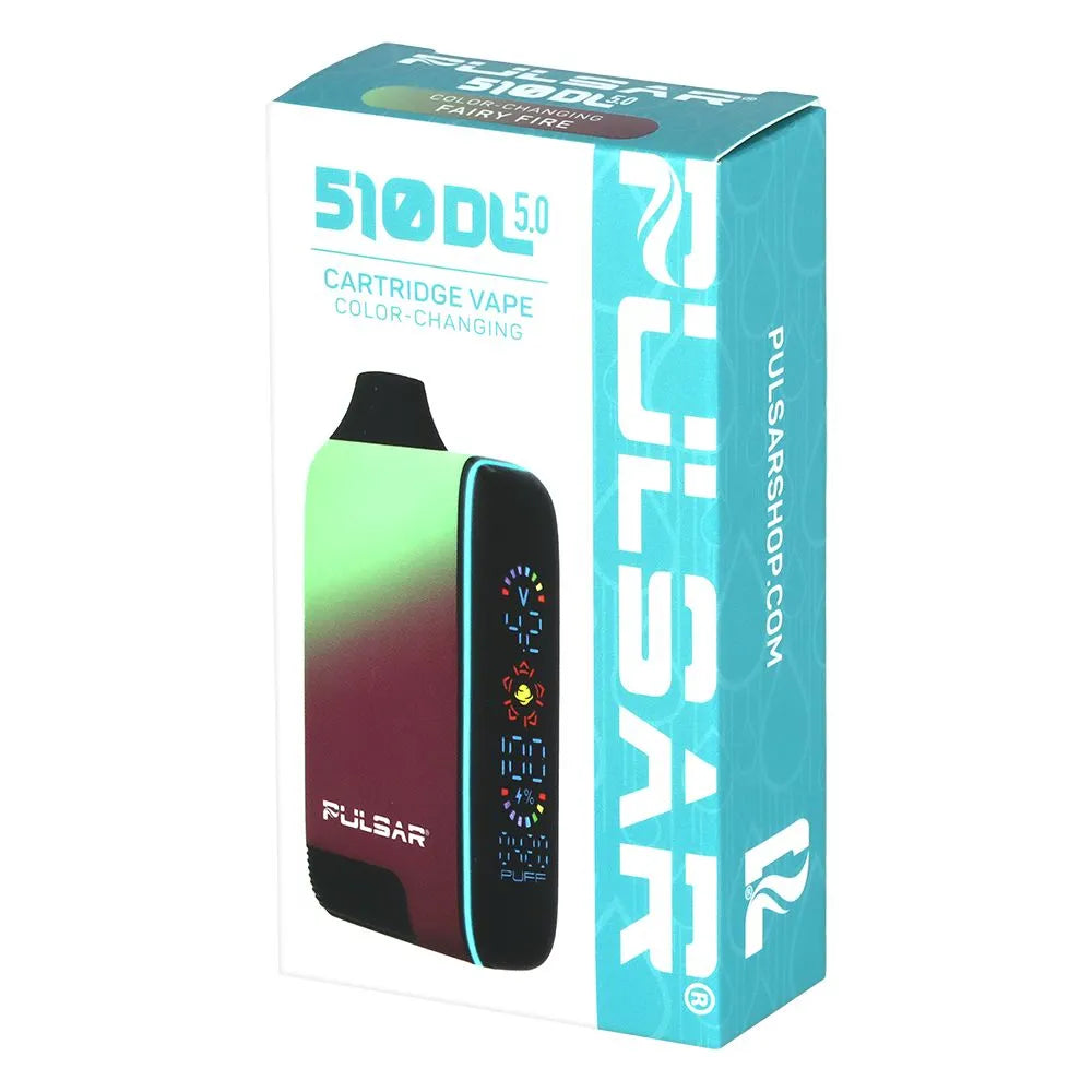 Pulsar 510 DL 5.0 Precision Voltage Control LCD Screen Vape Bar | Thermo Series | 1000mAh, BDD Wholesale