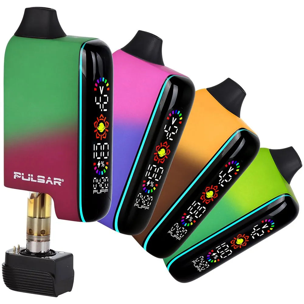 Pulsar 510 DL 5.0 Precision Voltage Control LCD Screen Vape Bar | Thermo Series | 1000mAh, BDD Wholesale