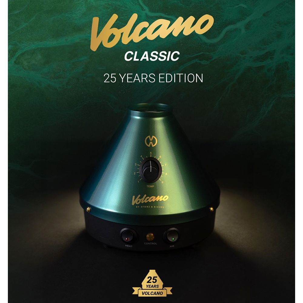 Storz & Bickel Volcano Classic Vaporizer - 25 Year Green & Gold Limited Edition, BDD Wholesale