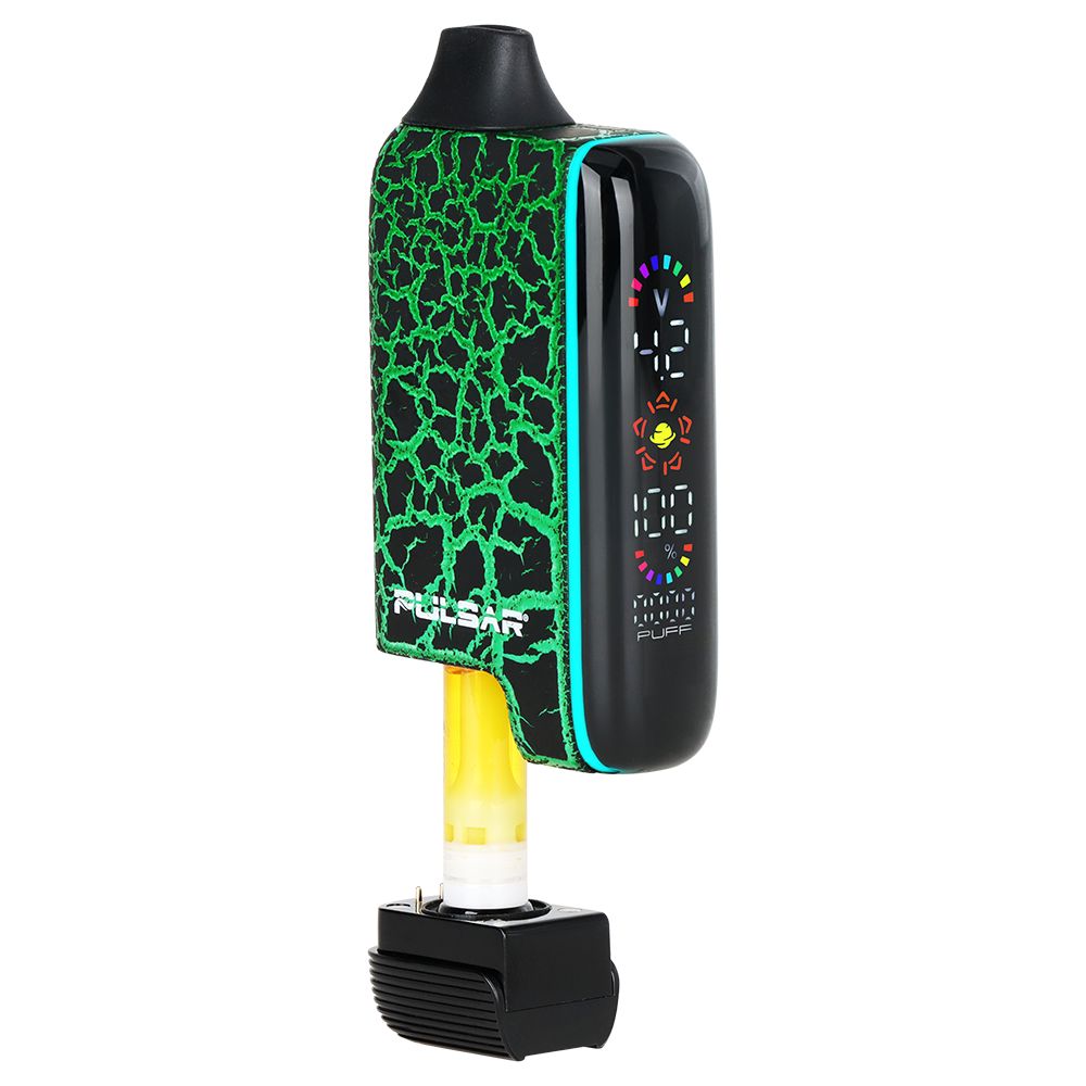 Pulsar 510 DL 5.0 Precision Voltage Control LCD Screen Vape Bar | Crackle Series | 1000mAh, BDD Wholesale