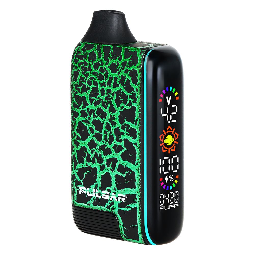 Pulsar 510 DL 5.0 Precision Voltage Control LCD Screen Vape Bar | Crackle Series | 1000mAh, BDD Wholesale