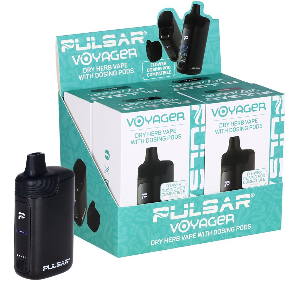 4CT DISPLAY - Pulsar Voyager Dry Herb Vaporizer - 2000mAh, BDD Wholesale