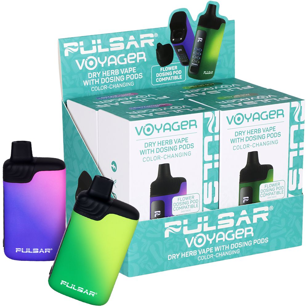 4CT DISPLAY - Pulsar Voyager Dry Herb Vaporizer - 2000mAh, BDD Wholesale