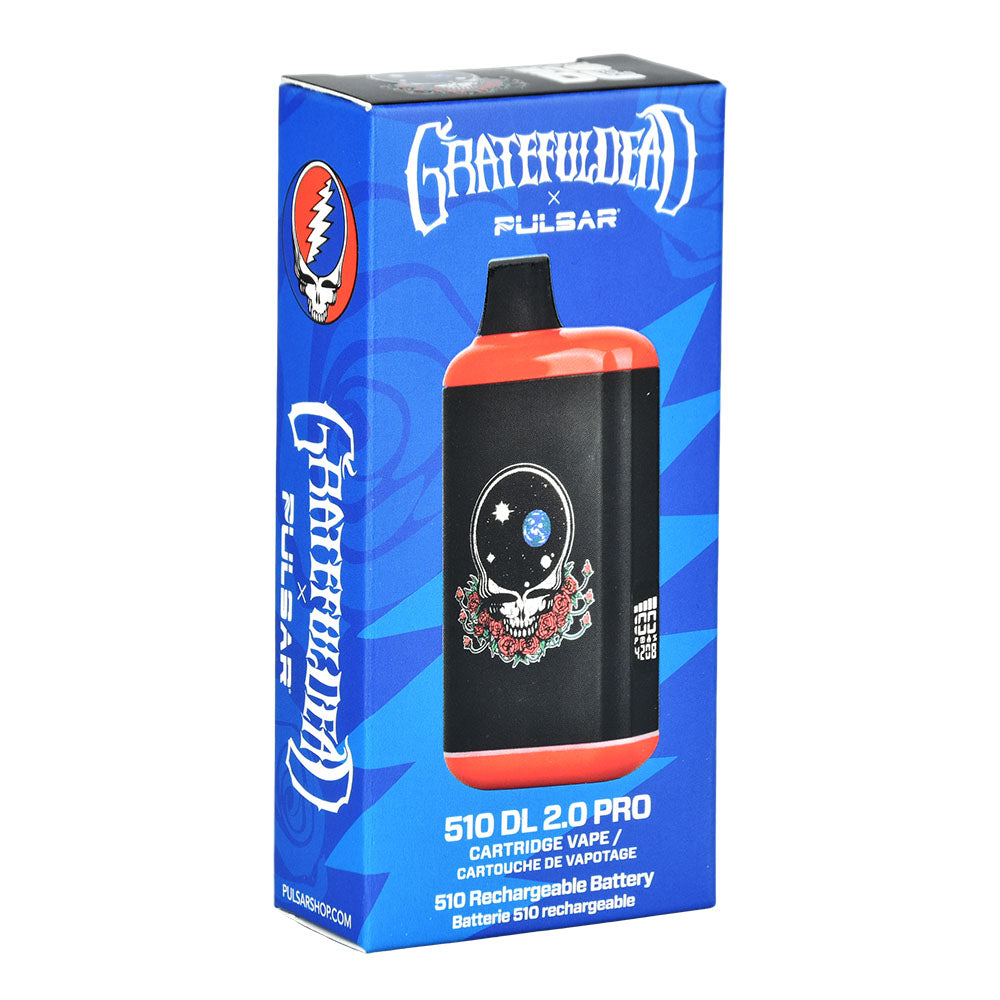 Grateful Dead x Pulsar 510 DL 2.0 Pro Auto-Draw VV Vape Bar | 1000mAh, BDD Wholesale