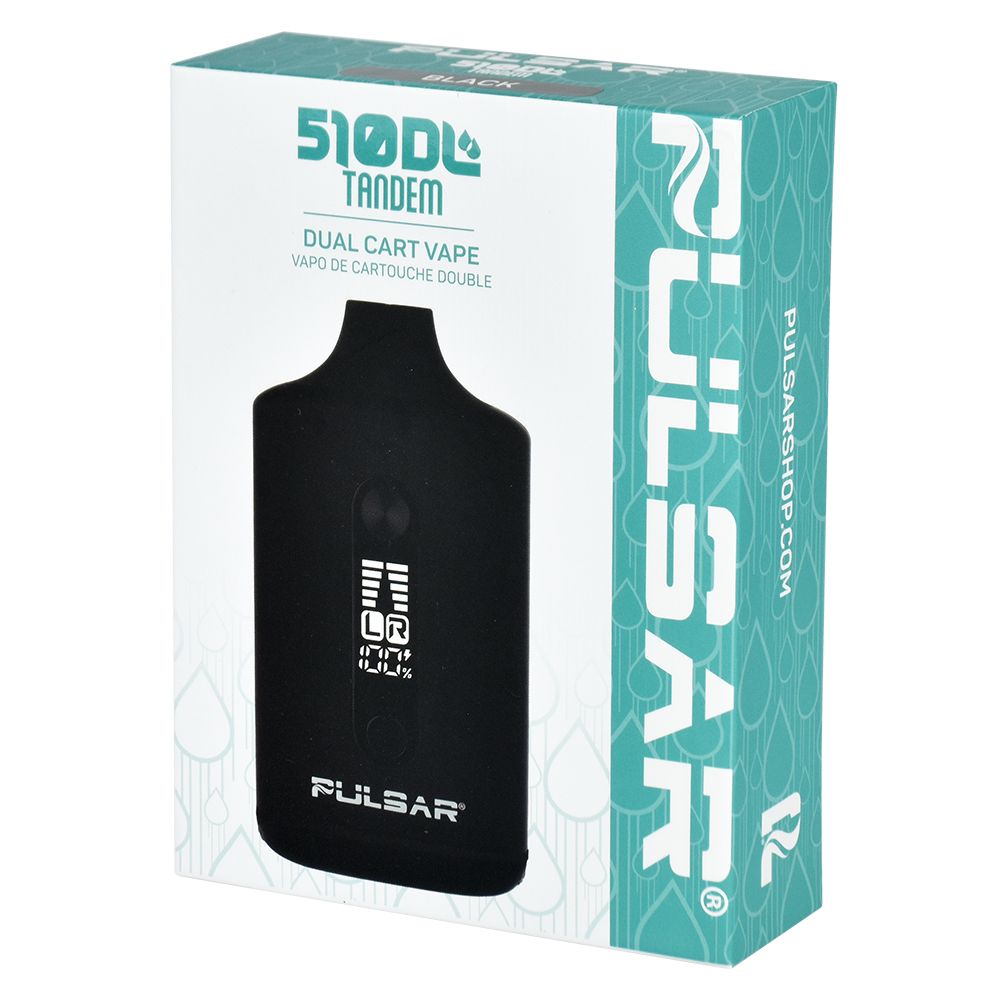 Pulsar 510 DL Tandem Dual Cart Vaporizer | 650mAh, BDD Wholesale