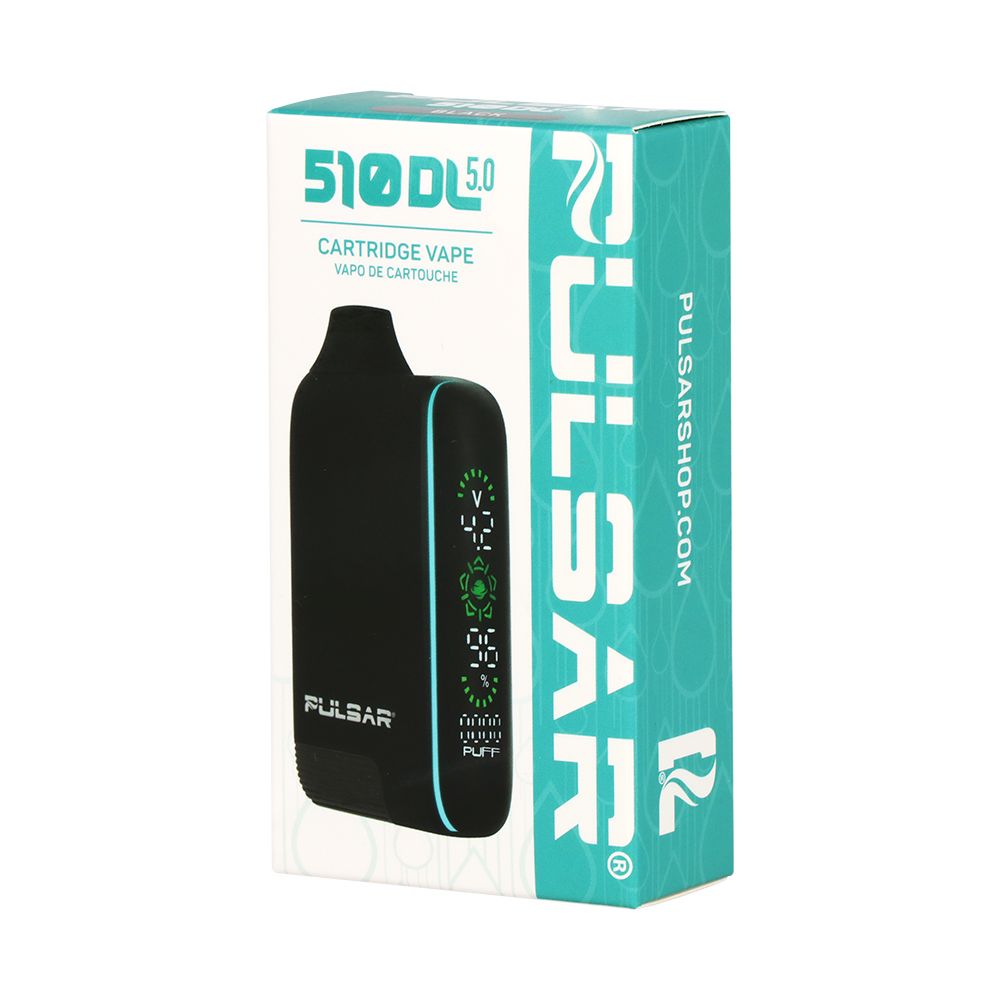 Pulsar 510 DL 5.0 Precision Voltage Control LCD Screen Vape Bar | 1000mAh, BDD Wholesale