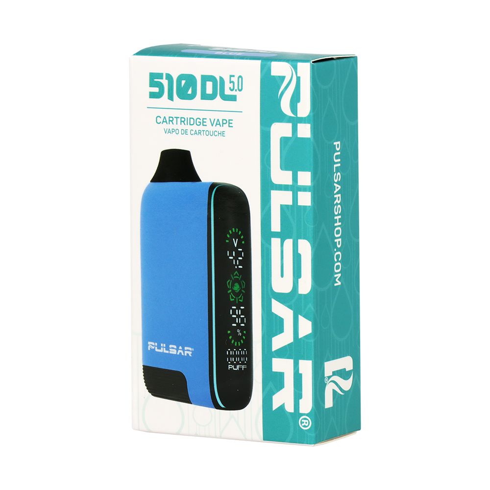 Pulsar 510 DL 5.0 Precision Voltage Control LCD Screen Vape Bar | 1000mAh, BDD Wholesale